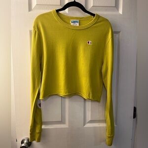 Champion crop long sleeve size small